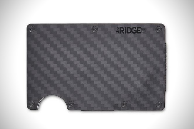 ridge carbon fiber wallet