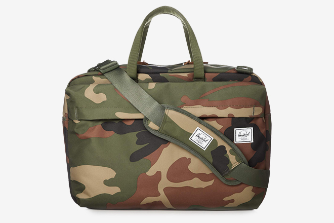 messenger bag with luggage pass through