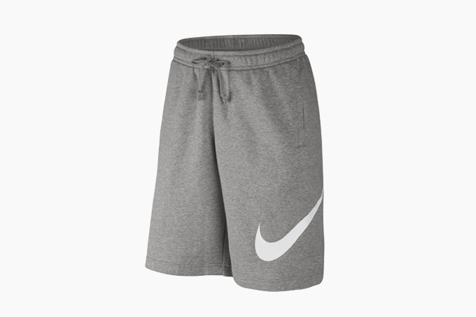 nike grey sweatshorts