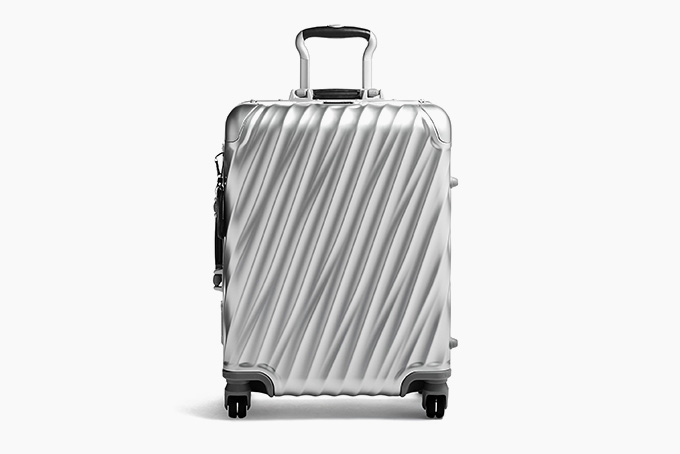 metal travel luggage