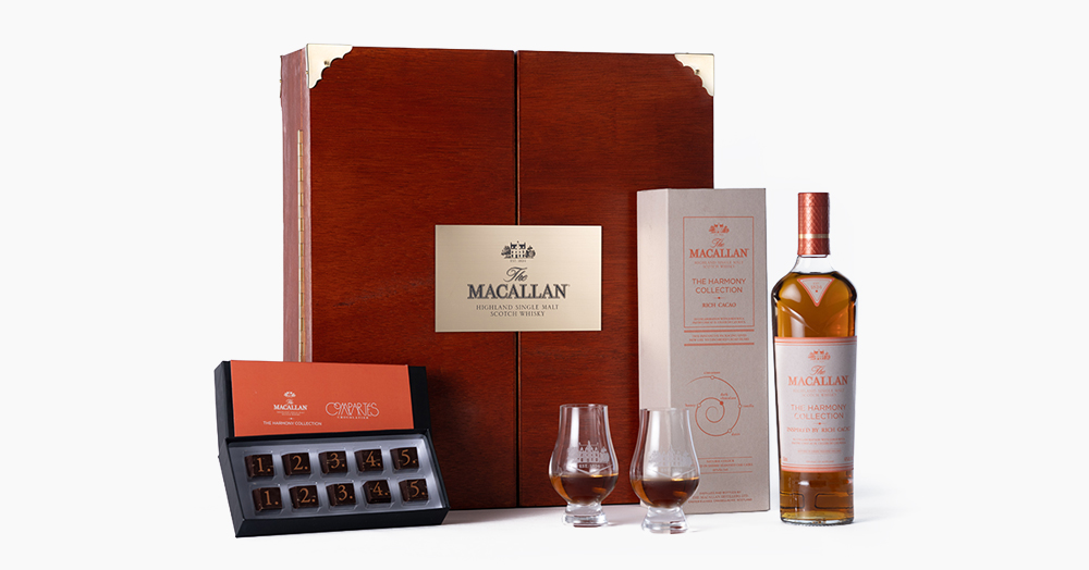 The Macallan Rich Cacao X Compartés Chocolate Pairing Kit