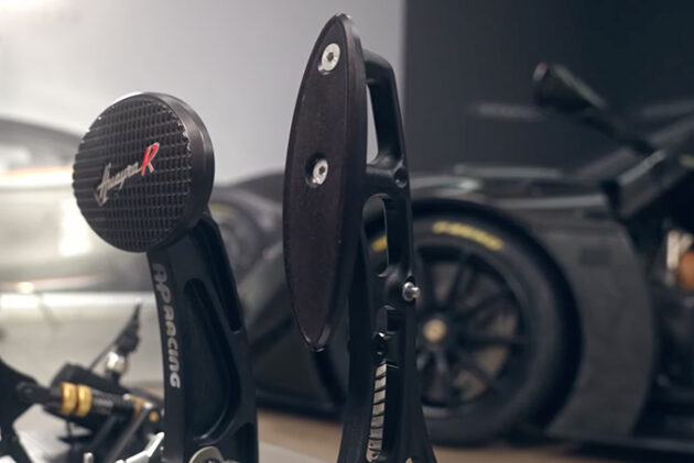 Asetek SimSports Pagani Huayra R Sim Racing Pedals | HiConsumption