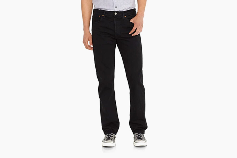 levi black skinny jeans mens