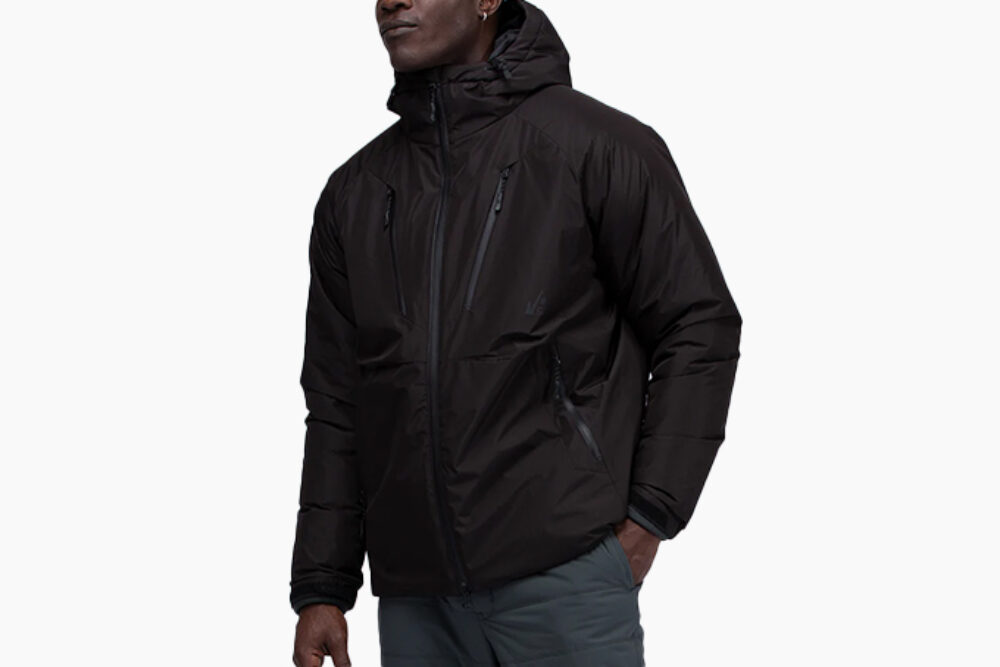 Black Mountain of Moods hybrid fleece jacket, Snow Peak