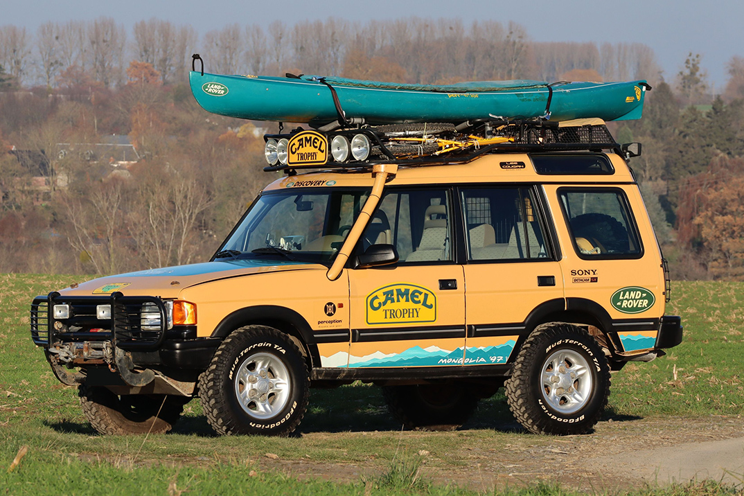 Auction Block: 1997 Land Rover Discovery 300 TDi Camel Trophy Mongolie ...