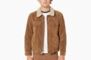 Levis Sherpa Lined Faux Suede Trucker