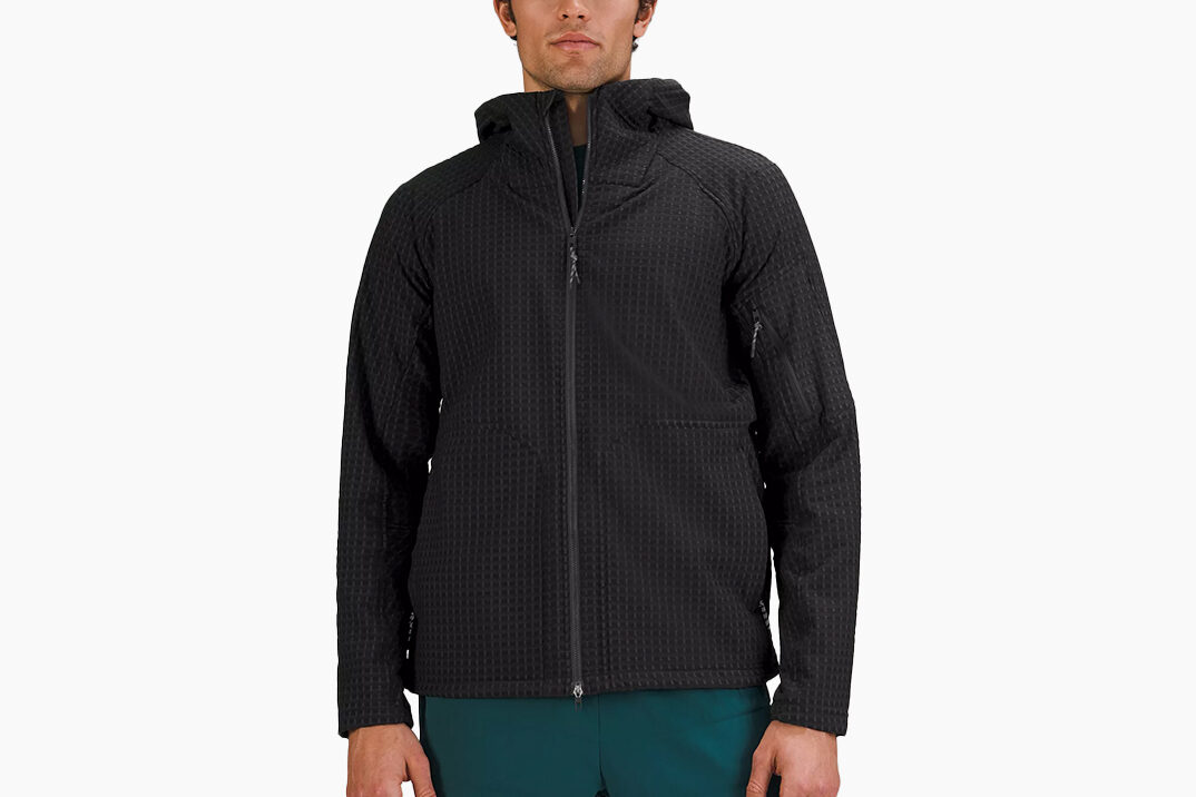 Lululemon Men's Water Repellent Grid Fleece Hiking Jacket-XS/S/L