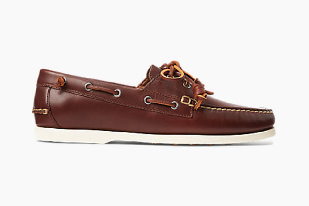 Ralph Lauren Merton Leather Boat Shoe