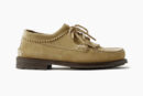 YUKETEN Fringed Suede Boat Shoes