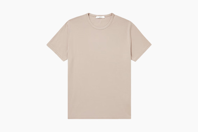 Mr P Garment Dyed Cotton Jersey T Shirt