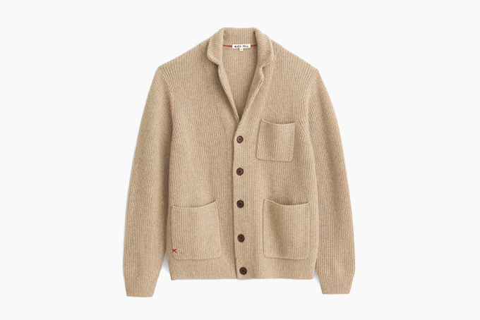 Alex Mill Cashmere Ribbed Cardigan