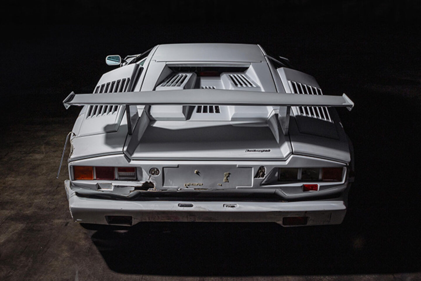 The Crashed Lamborghini Countach from 'The Wolf of Wall Street' Is ...