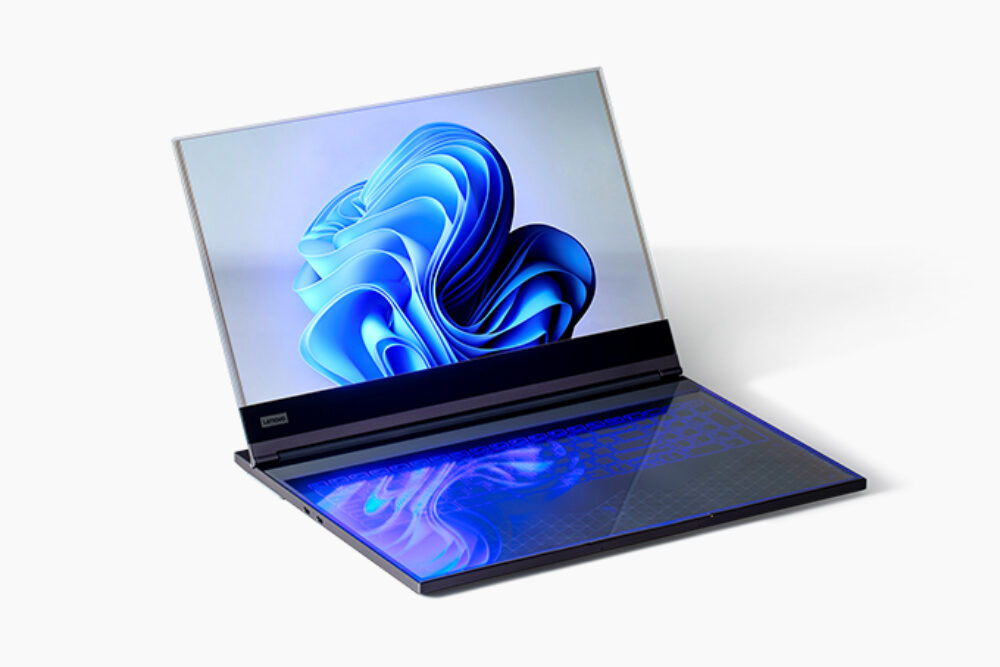 Lenovo Just Unveiled the Futuristic ThinkBook Transparent Display ...