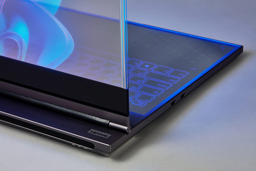 Lenovo Just Unveiled the Futuristic ThinkBook Transparent Display ...