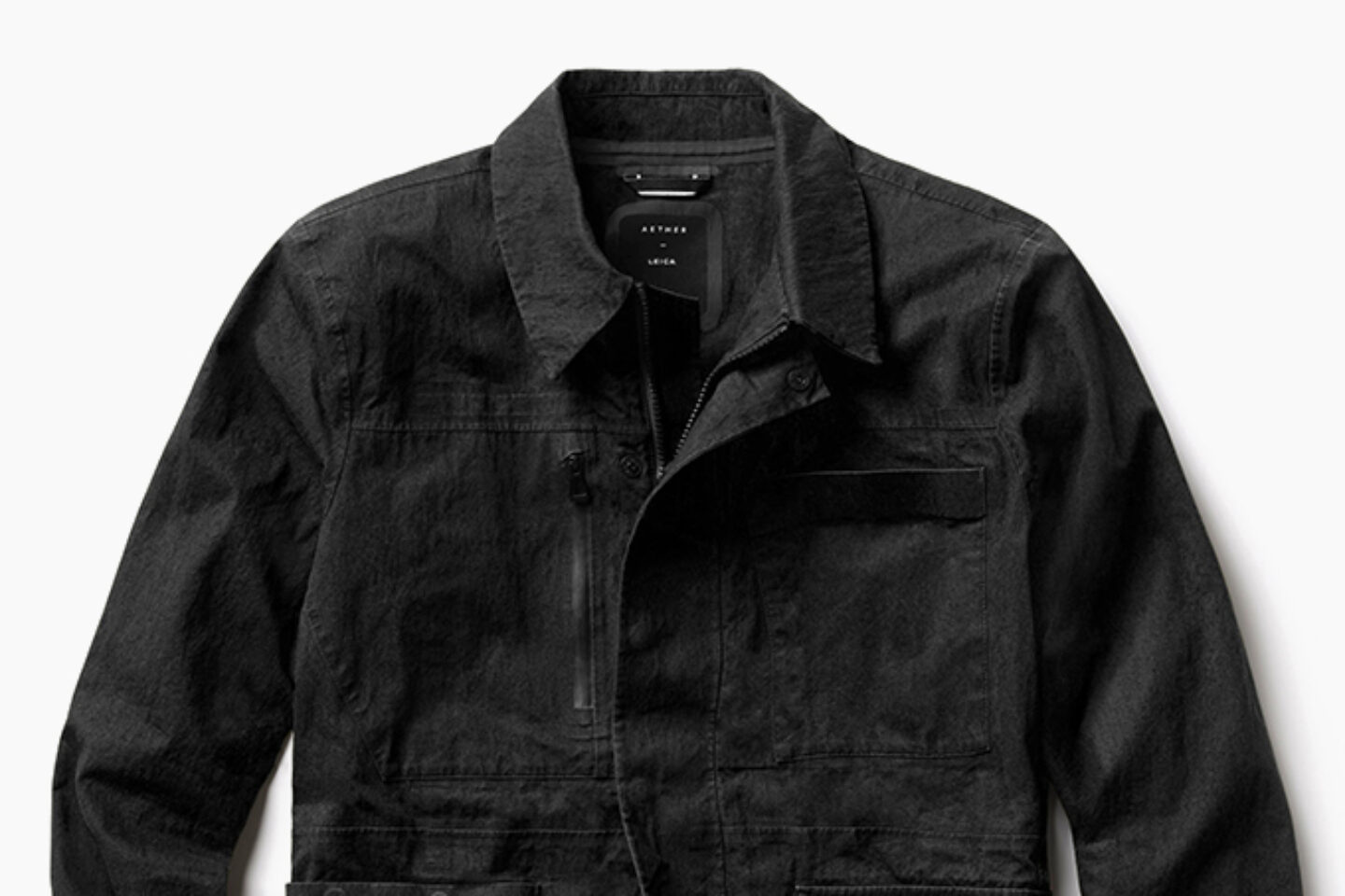 Aether & Leica Return with a New Reporter Jacket in a Sleek Black ...