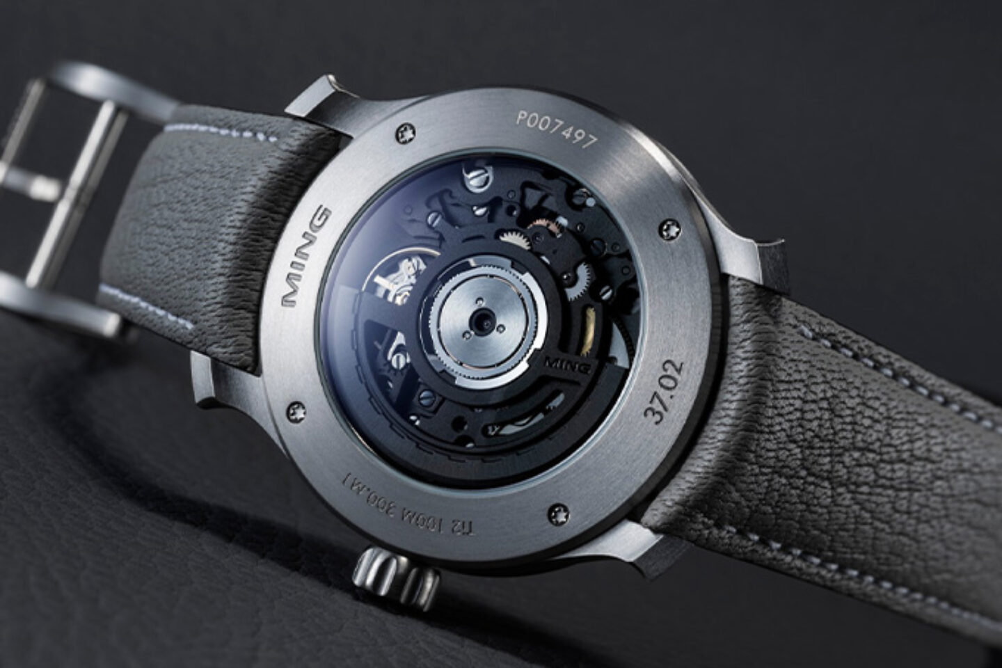 MING Goes with Grade 2 Titanium for Its Monochromatic 37.02 Ghost Watch ...