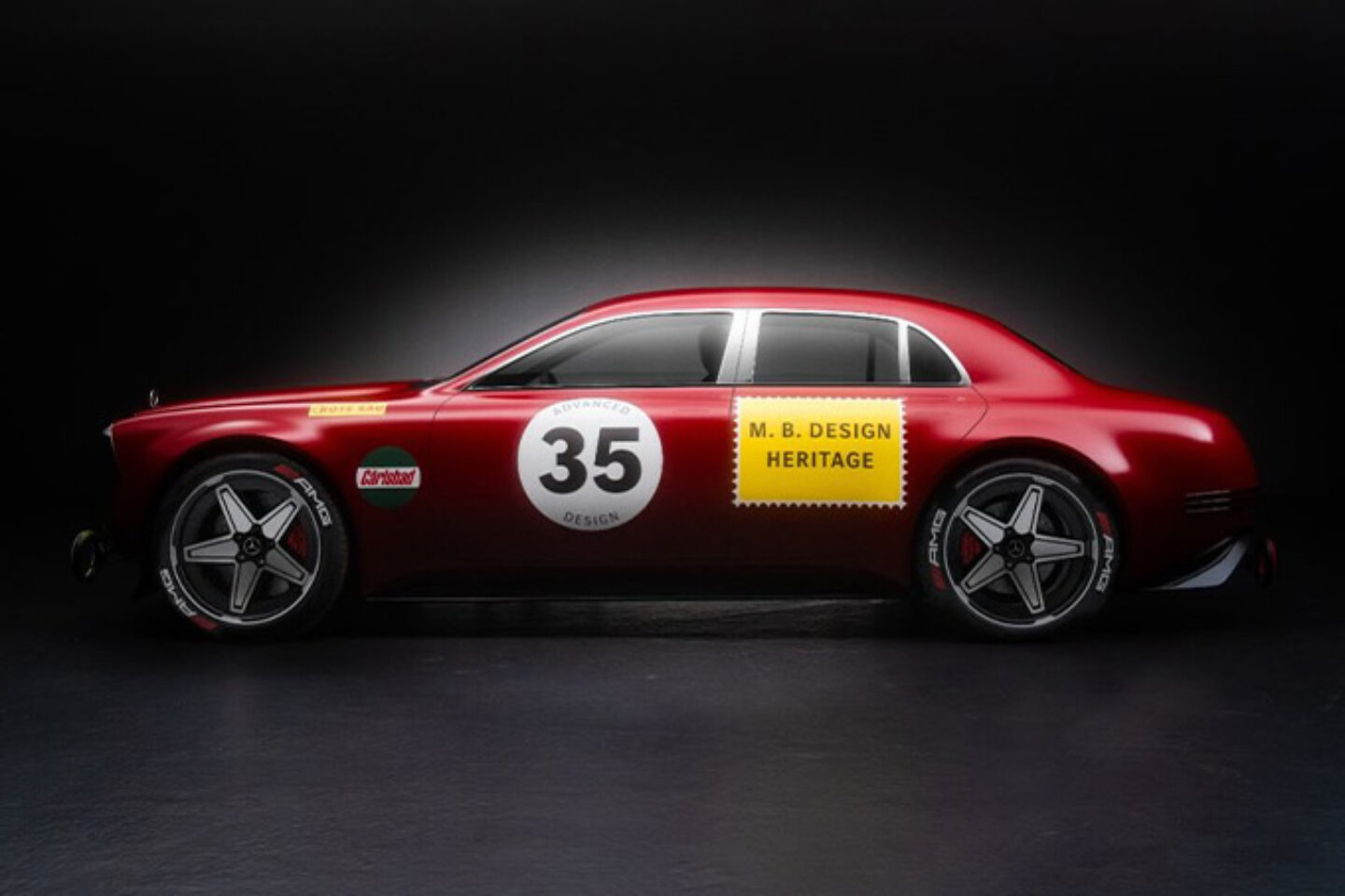 Mercedes' Ex-Designer Gorden Wagener Reimagined the 1971 Red Pig as a ...