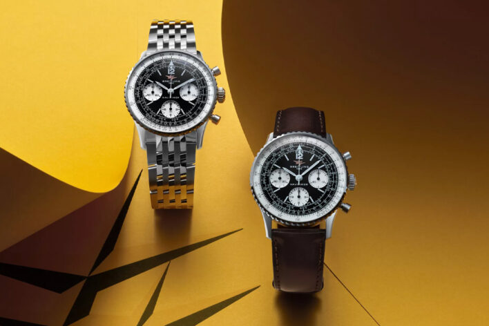 Breitling B09 and B02 Navitimer 0 Hero