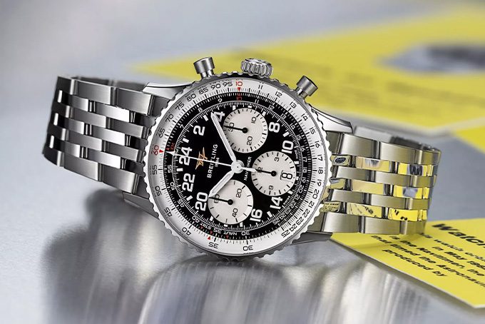 Breitling B09 and B02 Navitimer 2