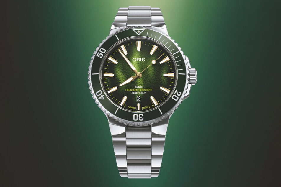 Oris Aquis Date Kelp Forest Limited Edition 0 Hero