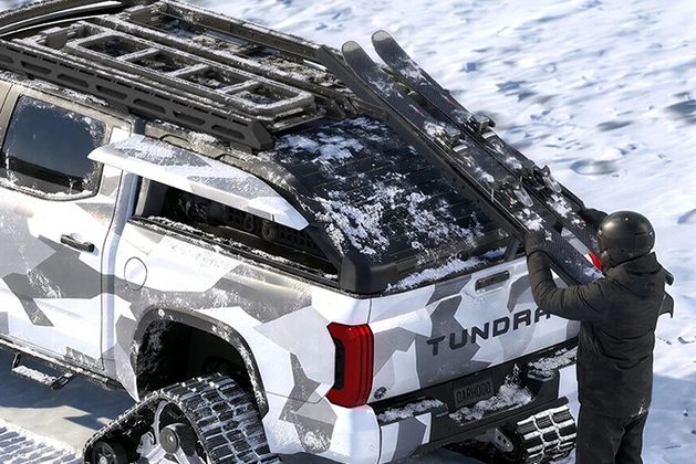 Toyota’s Snowhunter Fleet Turns Five Trucks Into Arctic-Camo Snowcats ...