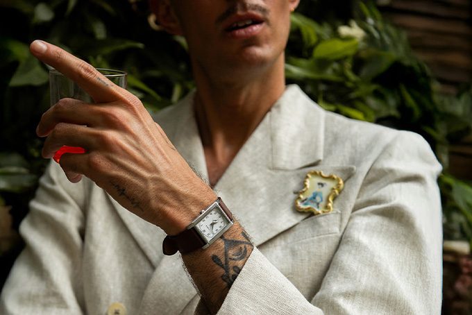 WM Brown x Timex Rectangle 7